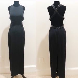 Cache evening gown, beaded